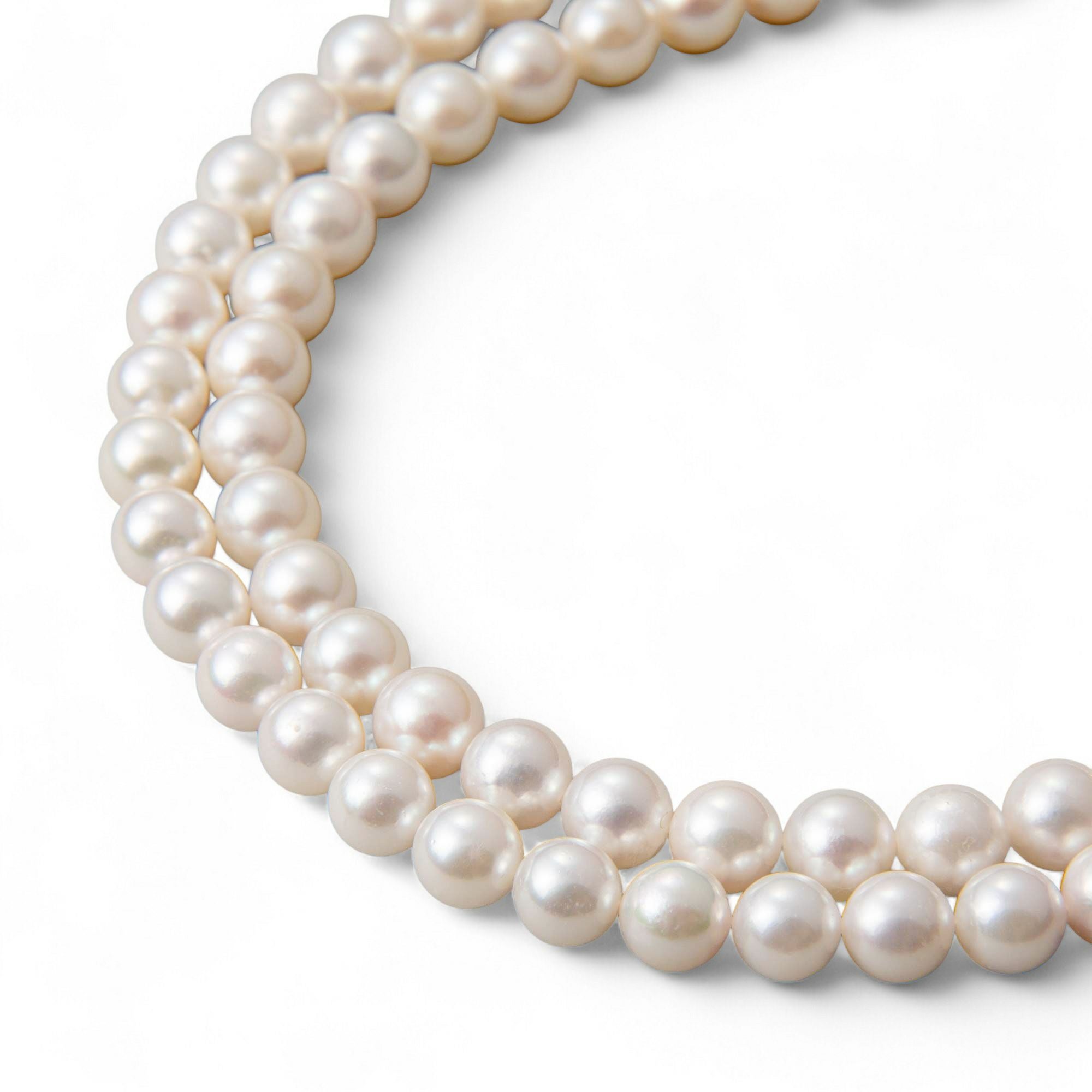 あこや真珠 ロングネックレス7.0-7.5mm 100cm | 7.0-8.0mm