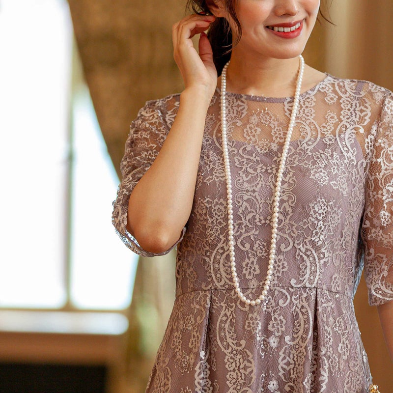 あこや真珠 ロングネックレス7.0-7.5mm　100cm