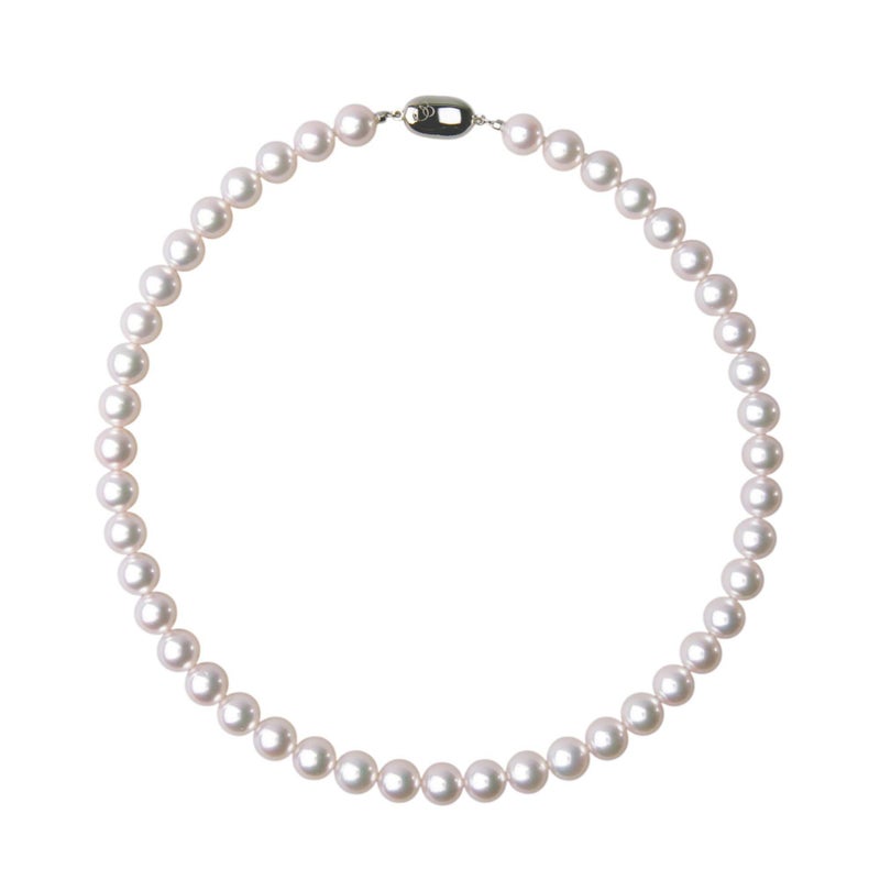 花珠真珠 ネックレス 2点セット【希少な大珠】9.0-9.5mm ≪グッドクオリティ花珠≫ AAA 花珠鑑別書付 パールネックレス パールピアス イヤリング [n5][80-4475]（真珠ネックレス アコヤ真珠 本真珠 高品質）（冠婚葬祭 フォーマル 入学式 卒業式 成人式 厄除け）