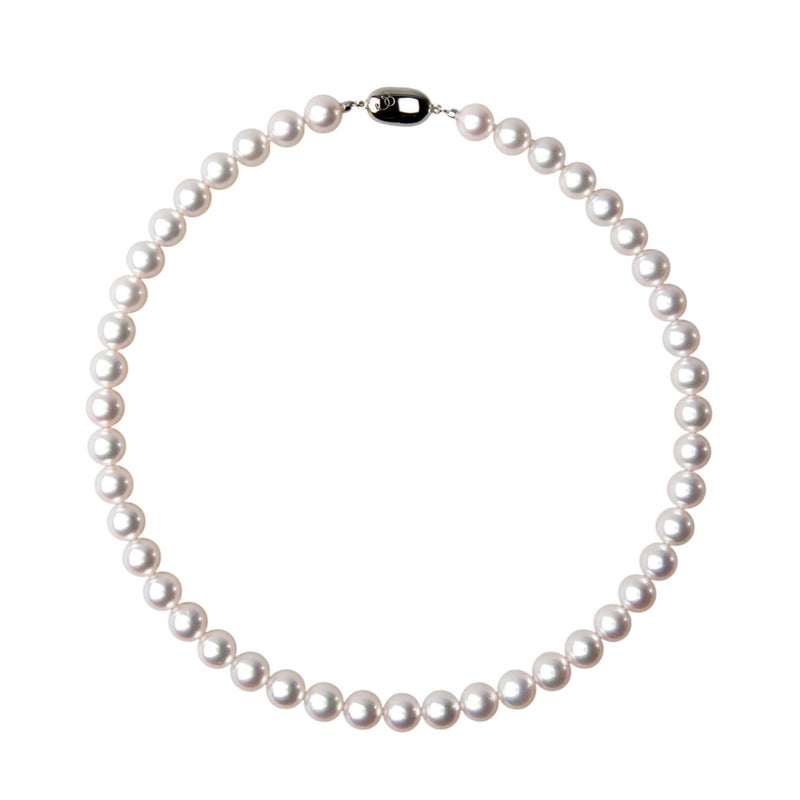 花珠真珠 ネックレス 2点セット 【希少な大珠】9.0-9.5mm ≪ハイクオリティ花珠≫ 高品質 AAA 花珠鑑別書付  パールネックレス パールピアス イヤリング [n5][80-3185]（真珠ネックレス アコヤ真珠 本真珠）（冠婚葬祭 フォーマル 入学式 卒業式 成人式 結納 厄除け）