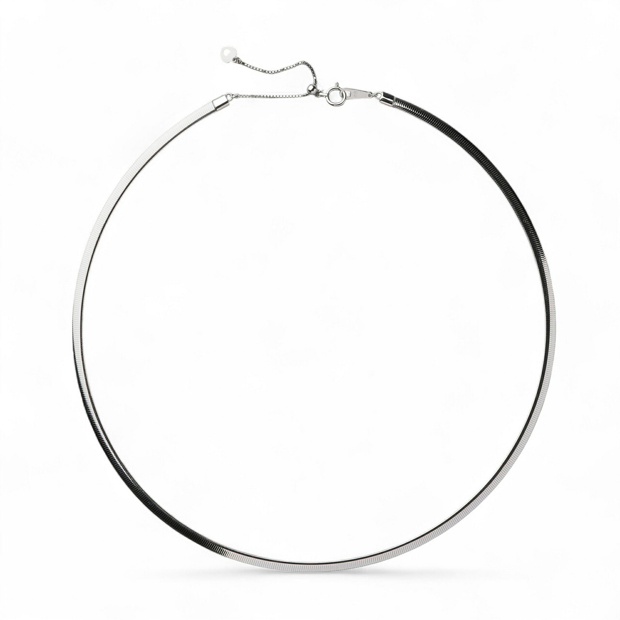 WEB限定】オメガネックレス 約3.0mmK18WG/YG(リバーシブル) | チェーン