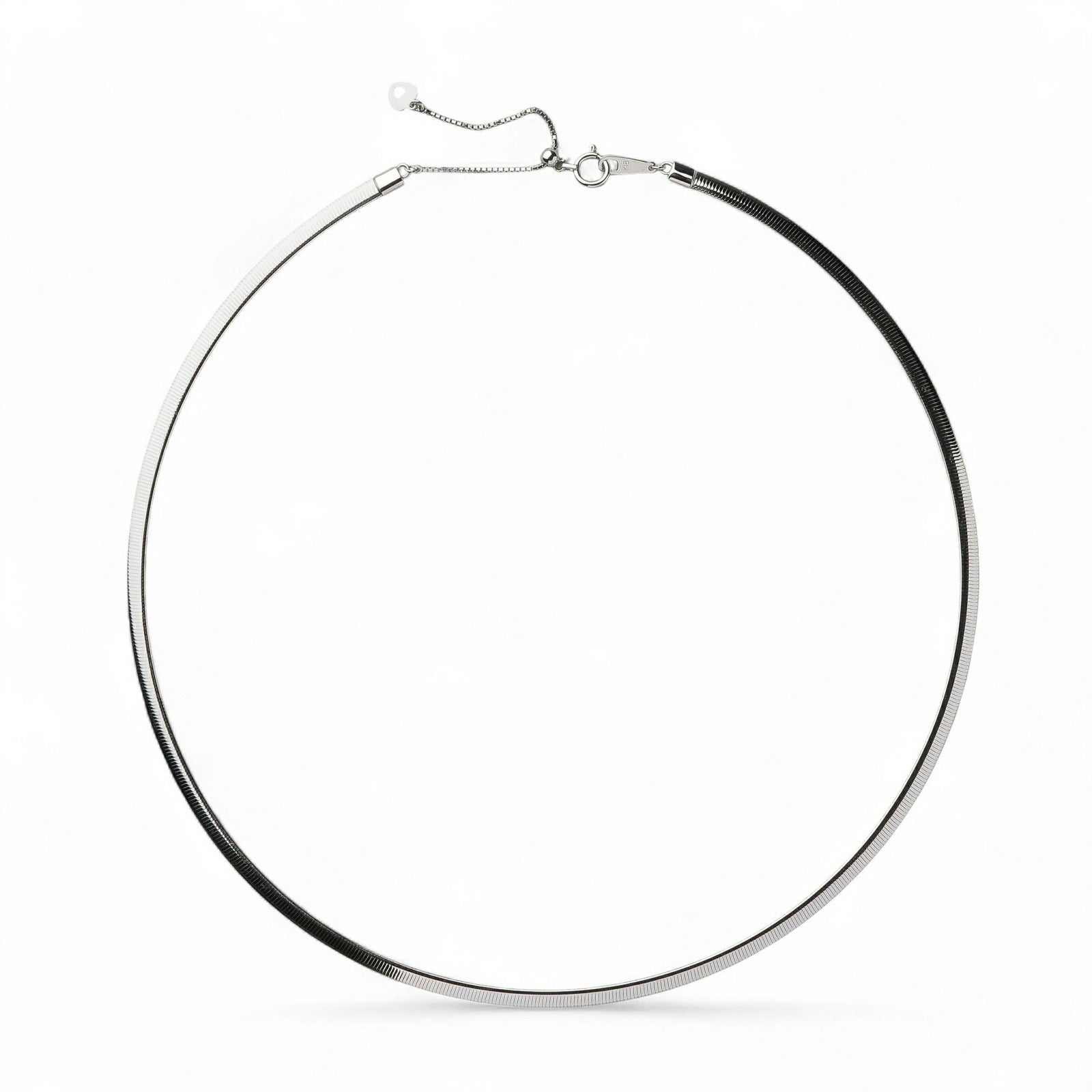 オメガネックレス 約3.0mmK18WG/YG(リバーシブル)