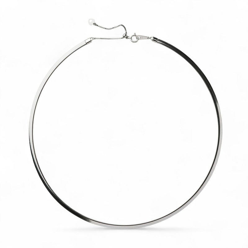 オメガネックレス 約3.0mmK18WG/YG(リバーシブル)