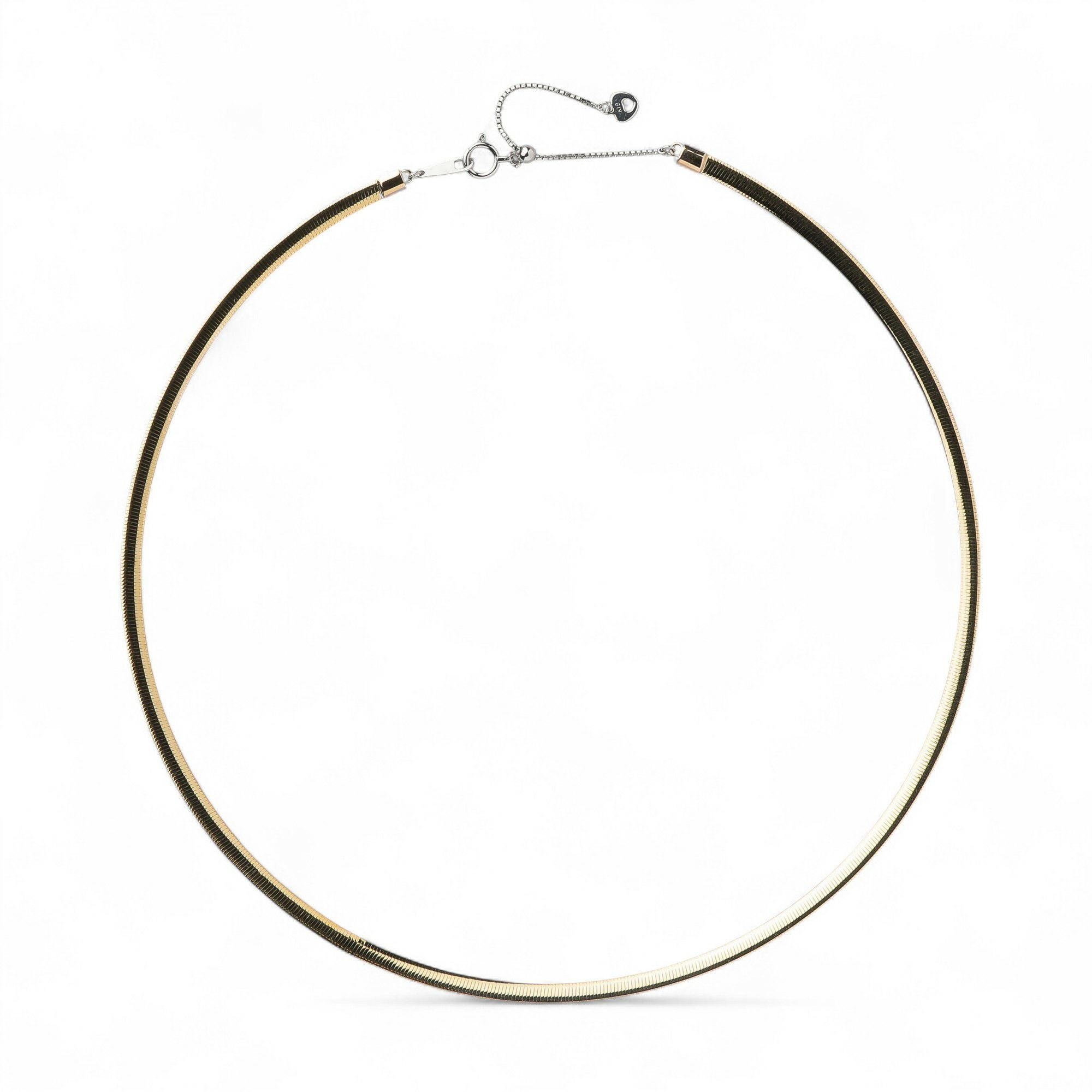 WEB限定】オメガネックレス 約3.0mmK18WG/YG(リバーシブル) | チェーン