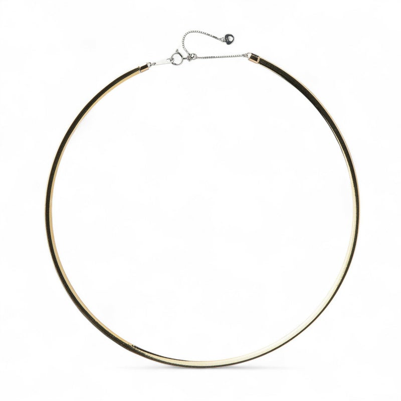 オメガネックレス 約3.0mmK18WG/YG(リバーシブル)