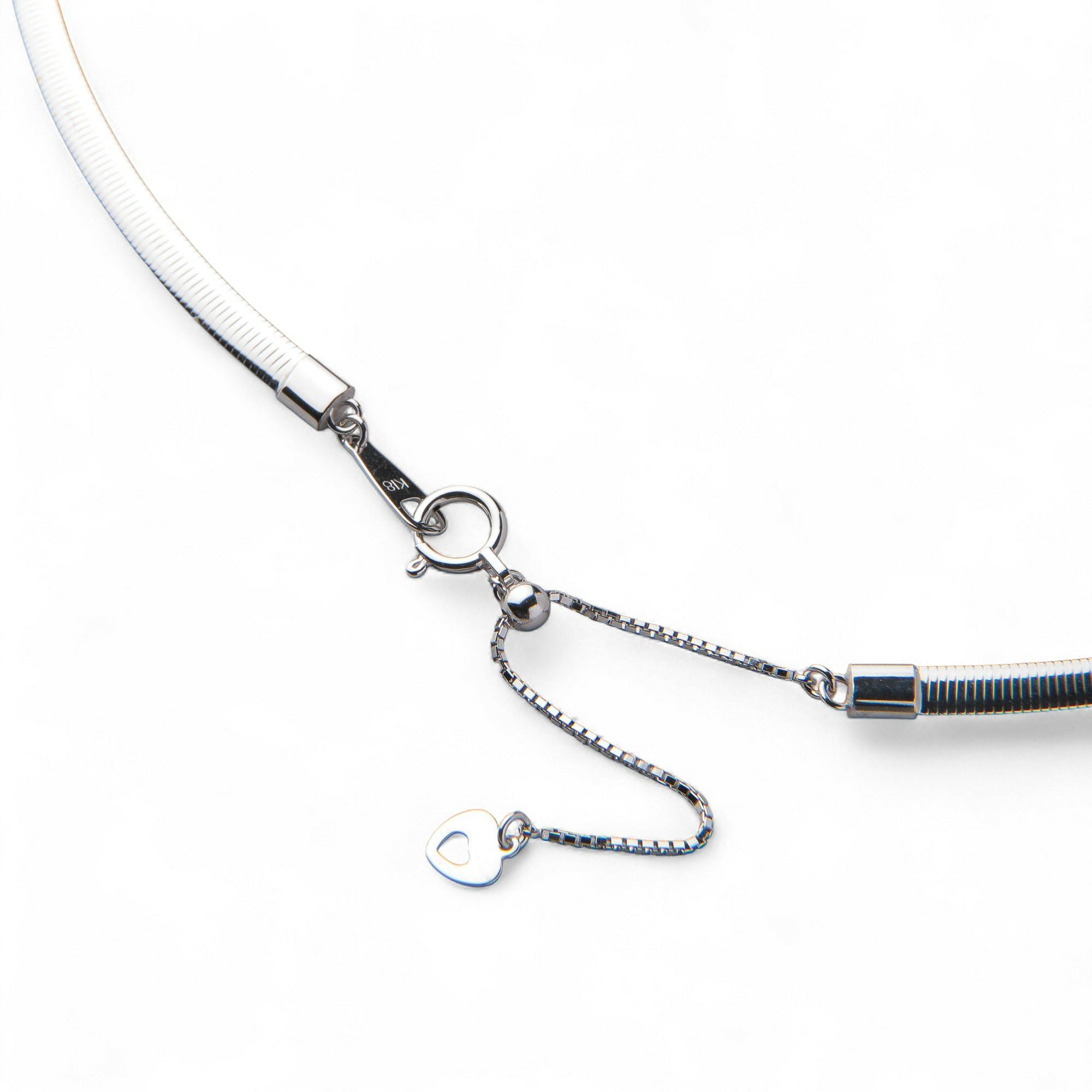 WEB限定】オメガネックレス 約3.0mmK18WG/YG(リバーシブル) | チェーン