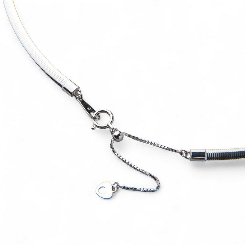 オメガネックレス 約3.0mmK18WG/YG(リバーシブル)