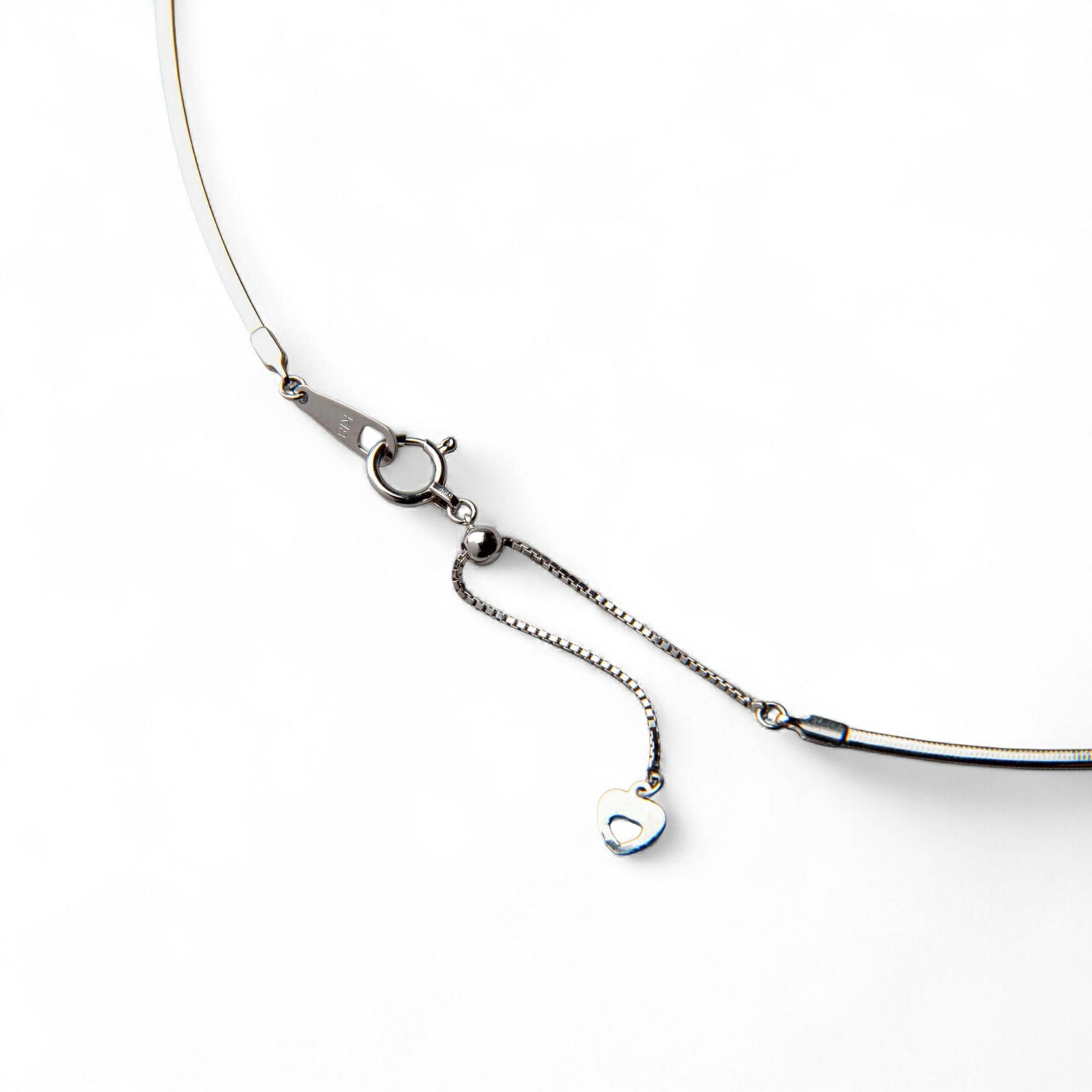 WEB限定】オメガネックレス 約1.5mmK18WG/YG(リバーシブル) | チェーン