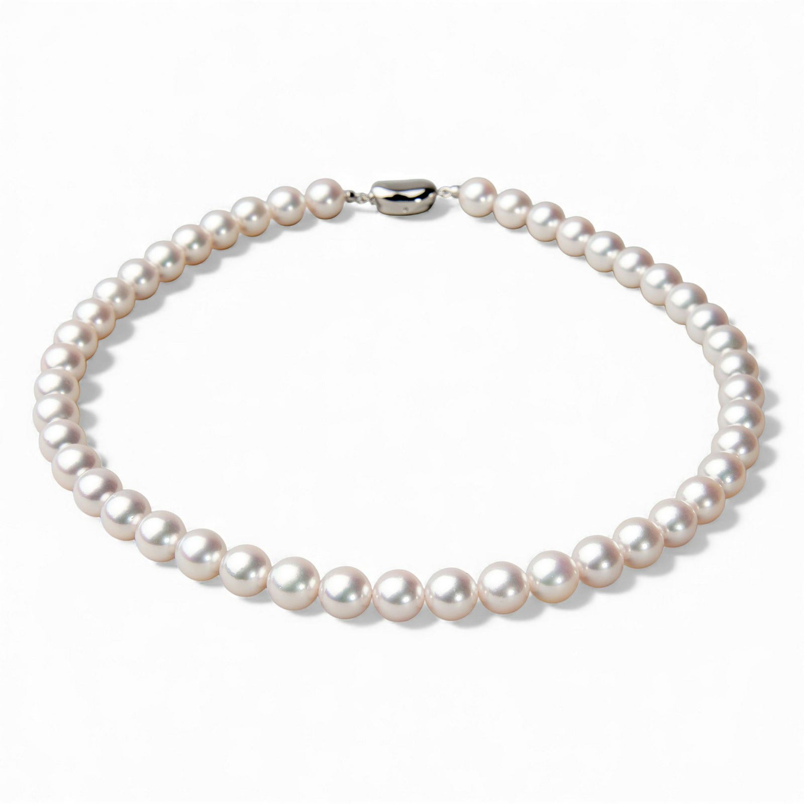 オーロラ天女 真珠ネックレス 【希少な大珠】9.0-9.5mm  テリ最上位 高品質 AAA 真珠科学研究所 鑑別書付 パールネックレス [特選][n4]（アコヤ真珠 本真珠 花珠真珠）（冠婚葬祭 フォーマル 入学式 卒業式 成人式 厄除け 結納）