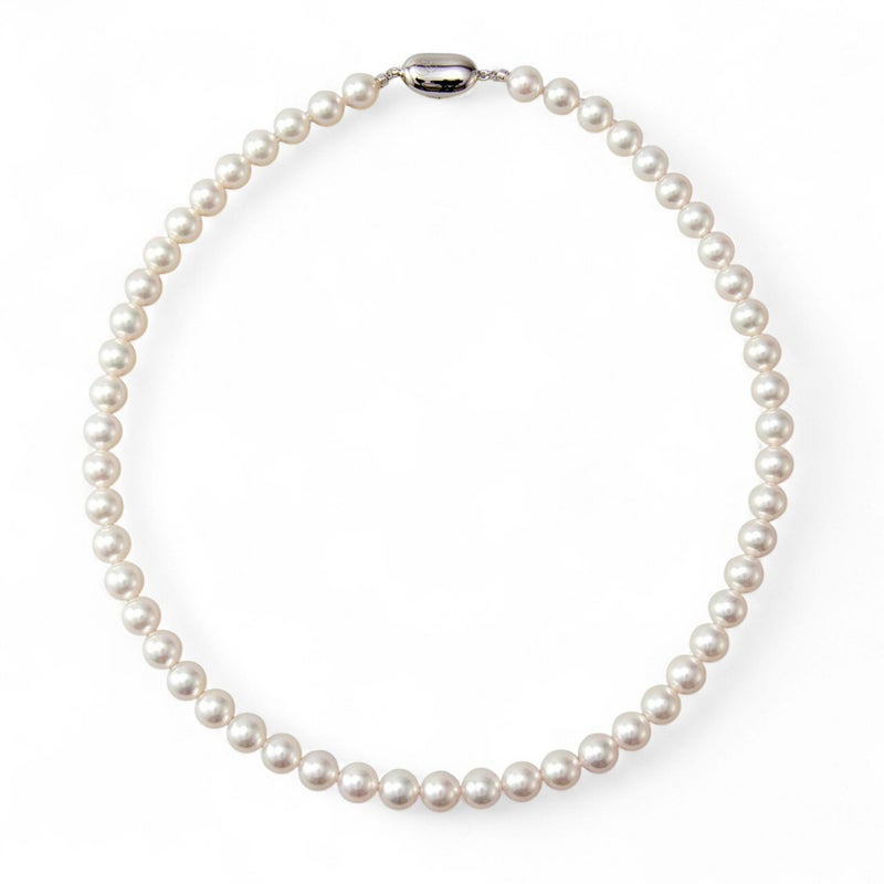 あこや真珠 ネックレス7.5-8.0mm -BASIC-