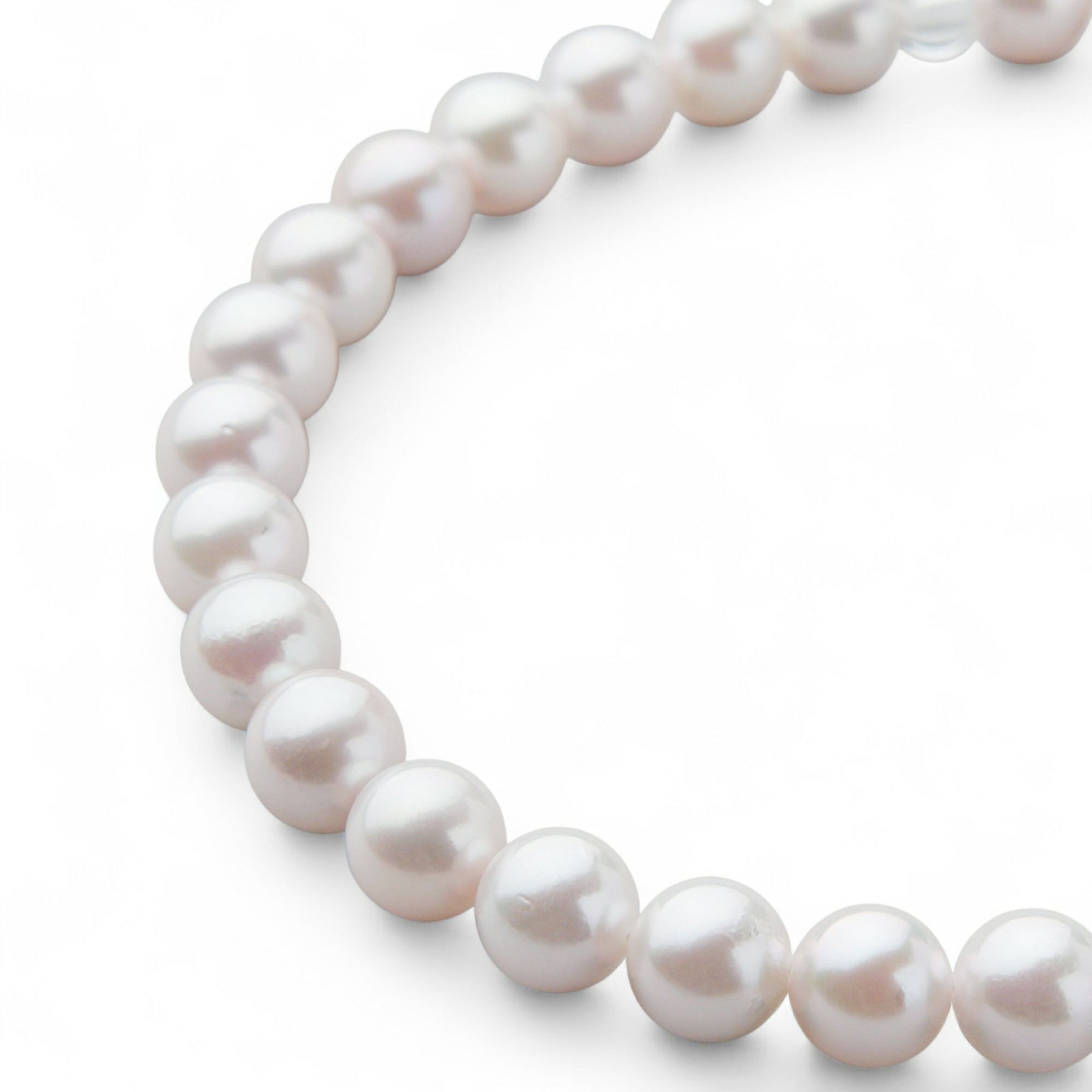 あこや真珠 念珠8.0-8.5mm　正絹房