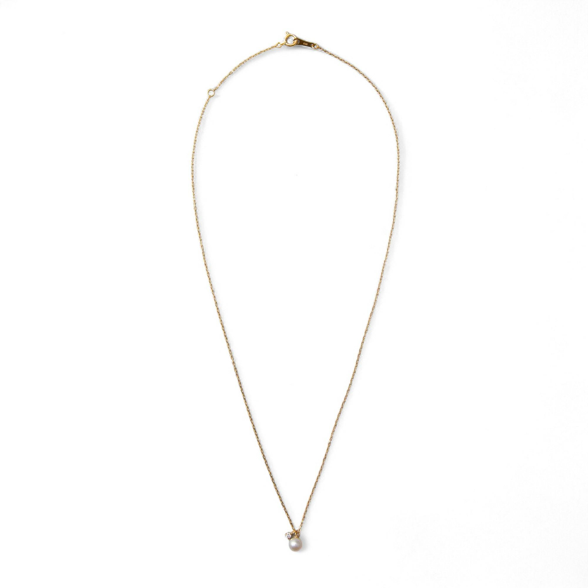 Felice あこや真珠ペンダント4.5-5.0mm K18WG/K18YG | あこや真珠