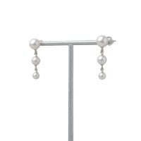 Carina あこや真珠 ピアス4.5-7.5mm K18YG/K14WG | WSP（ダブル 