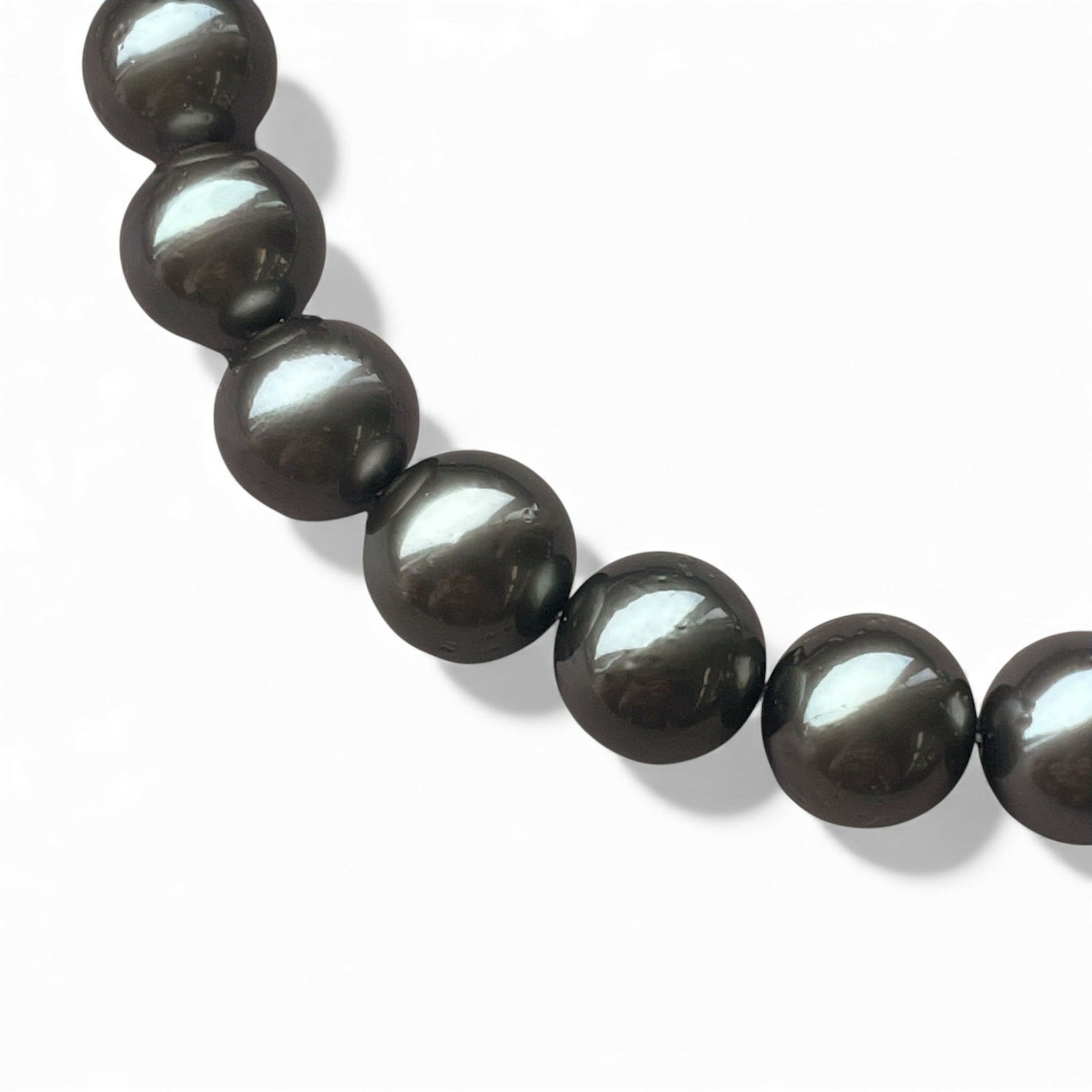 ≪冠婚葬祭・フォーマルに≫タヒチ黒蝶真珠 ネックレス セット 8-10mmUP