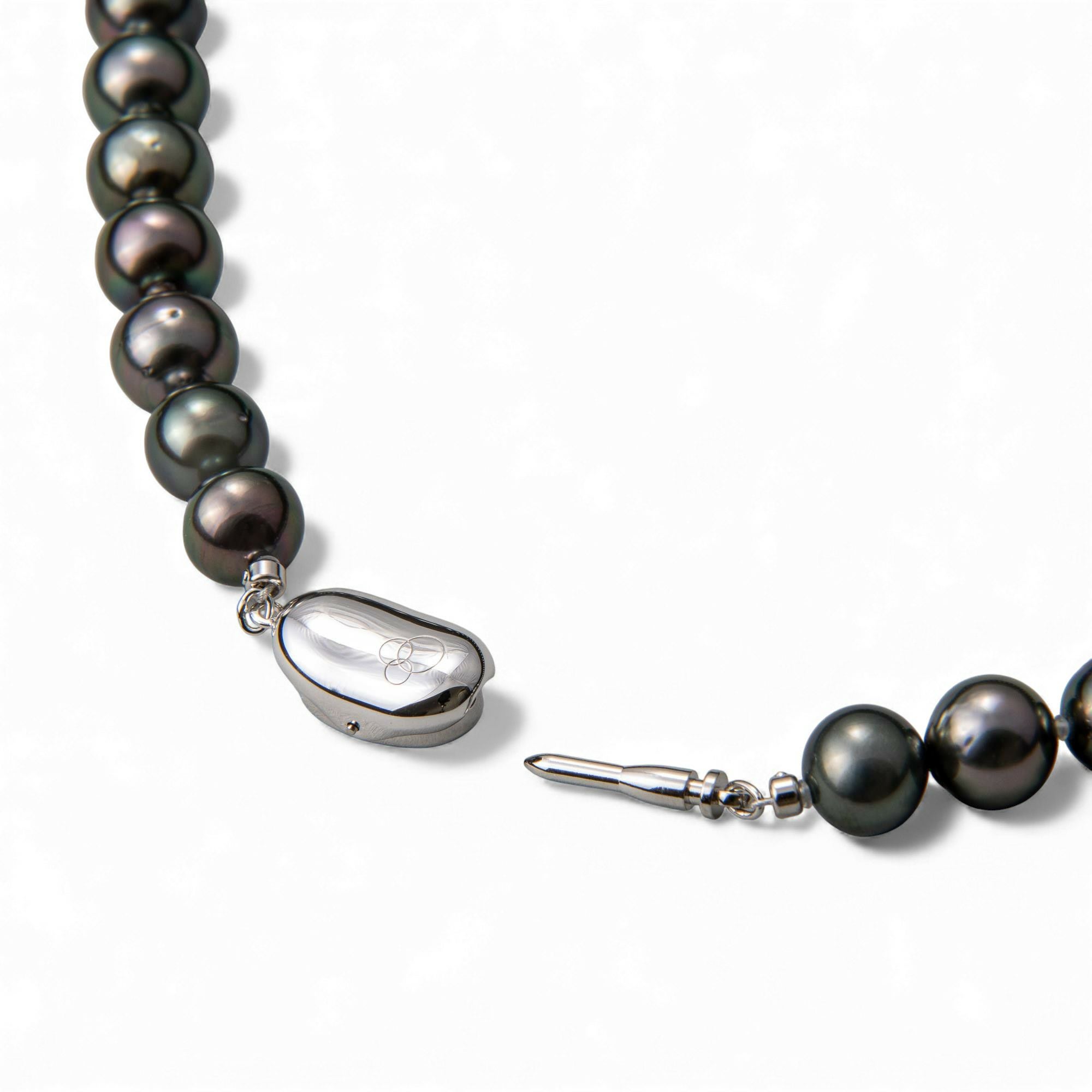 タヒチ黒蝶真珠 ネックレスセット 8-10mm/10mmUP | 南洋真珠ネックレス