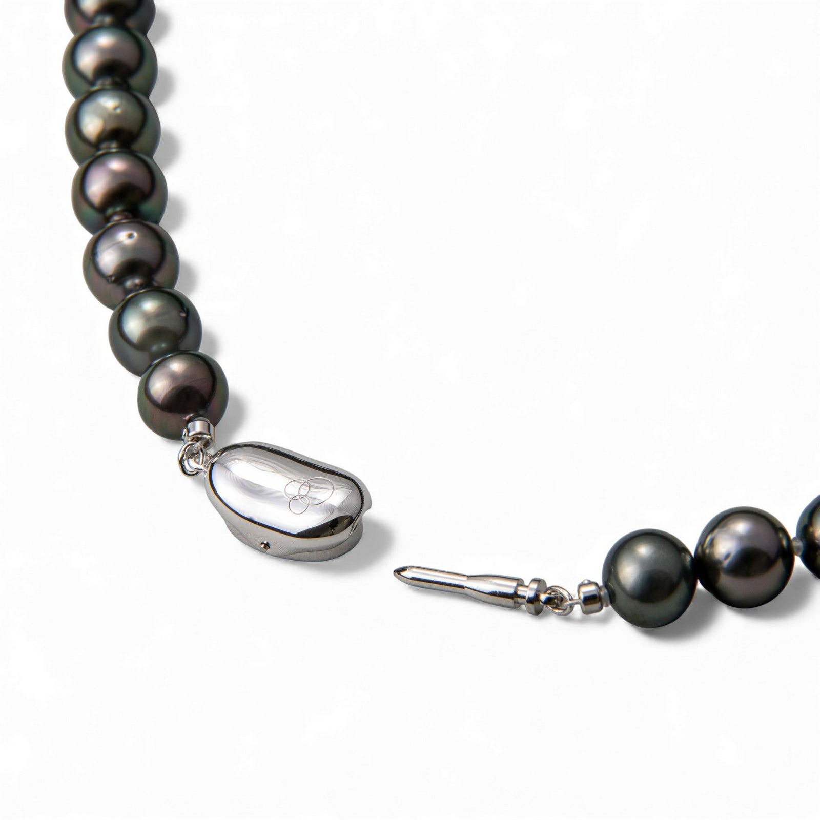 ≪冠婚葬祭・フォーマルに≫タヒチ黒蝶真珠 ネックレス セット 8-10mmUP