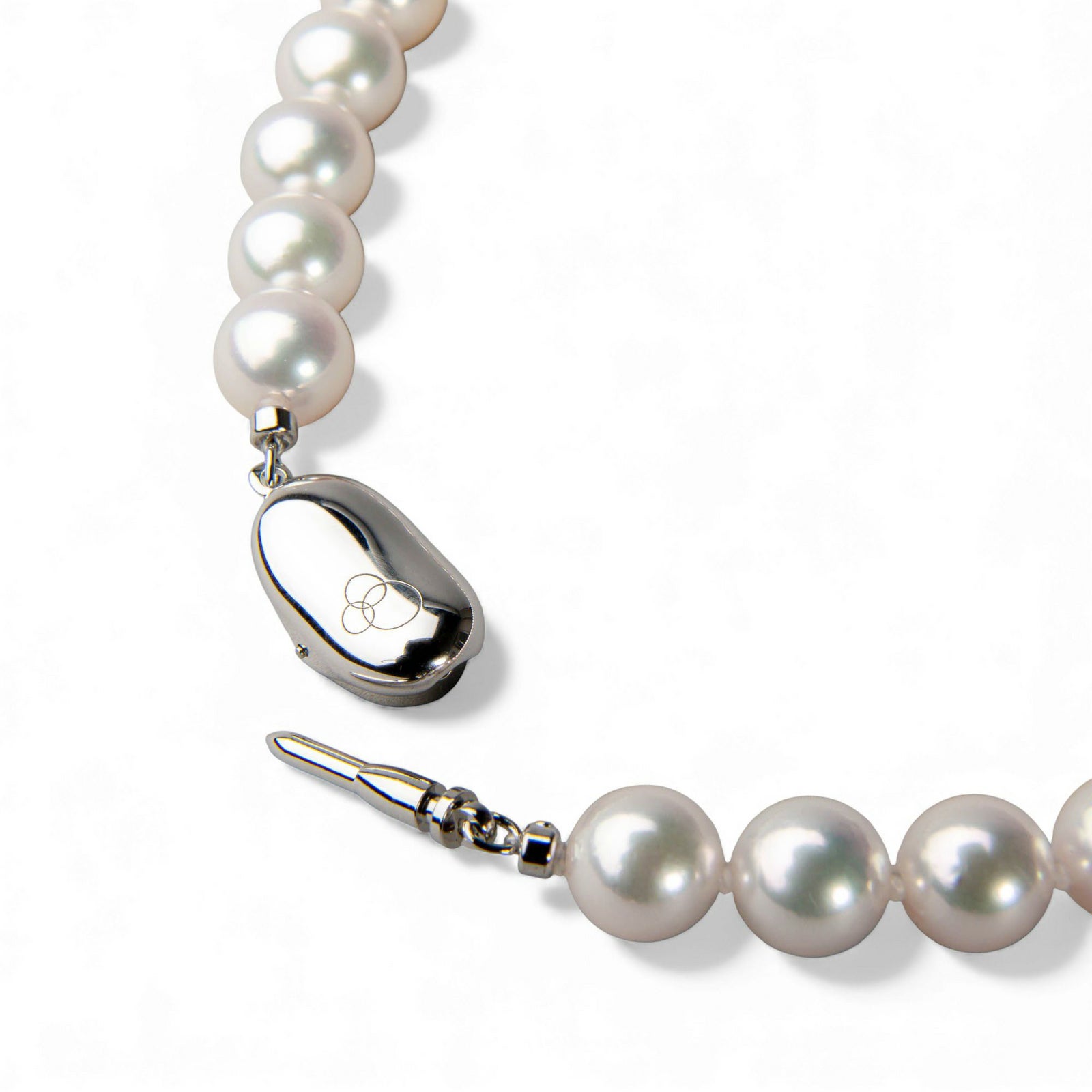 オーロラ天女 真珠ネックレス 2点セット 8.0-8.5mm テリ最上位 高品質 AAA 真珠科学研究所 鑑別書付 パールネックレス パールピアス イヤリング [特選][n4]（アコヤ真珠 本真珠 花珠真珠）（冠婚葬祭 フォーマル 入学式 卒業式 成人式 厄除け 結納）