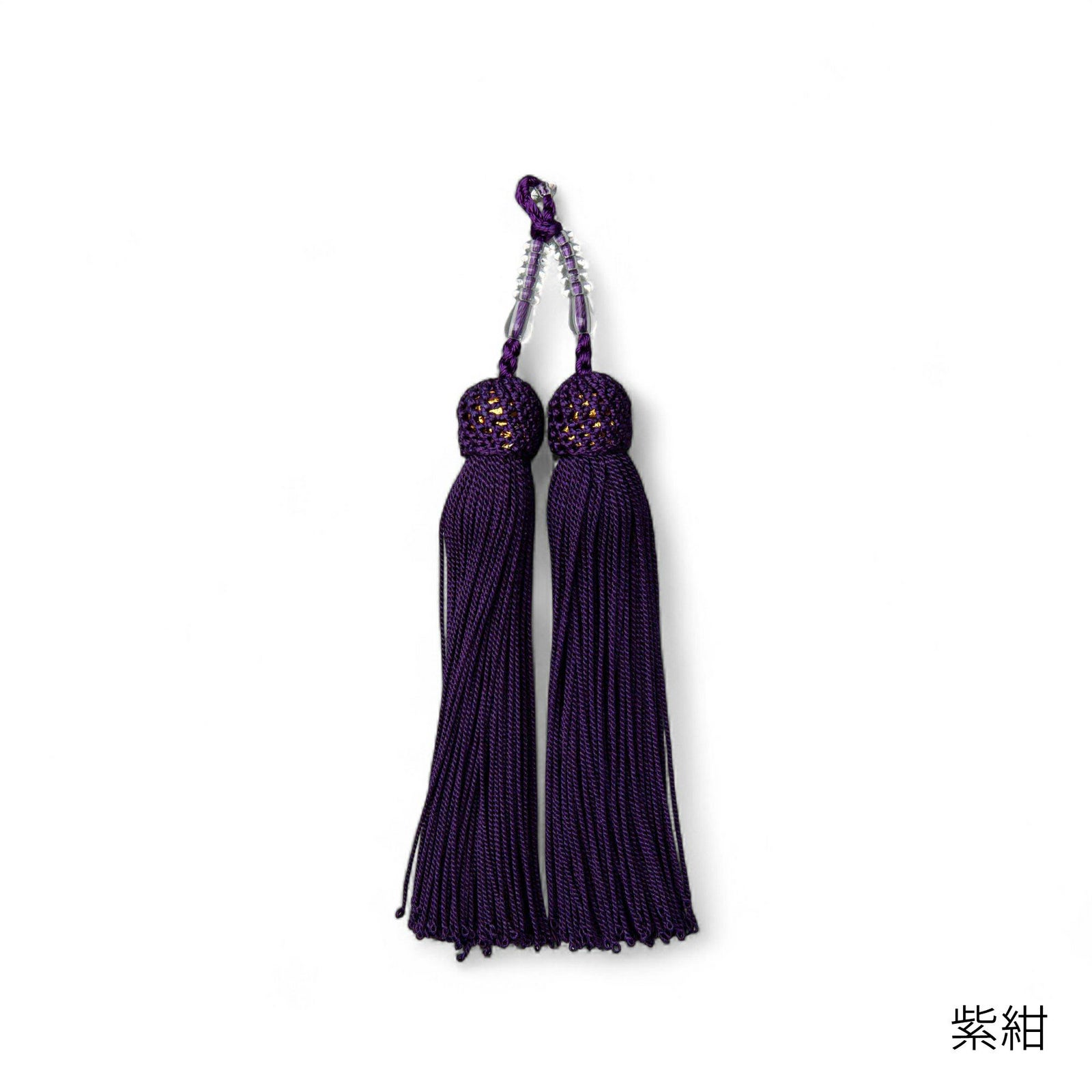 あこや本真珠 パール念珠(数珠) ホワイト系 7.5-8.0mm BBB～C 正絹（房12色から選択可）[ブラックフォーマルに][n2]（お葬式 お盆 法事 法要）