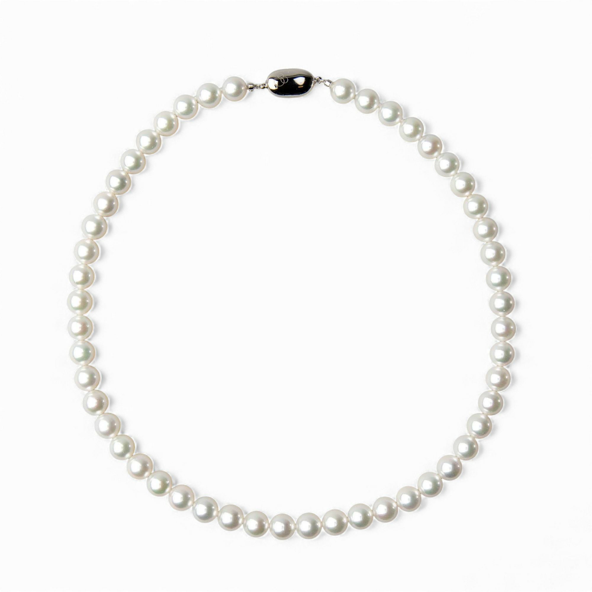 花珠真珠 無調色 ネックレス8.0-8.5mm | 花珠真珠ネックレス