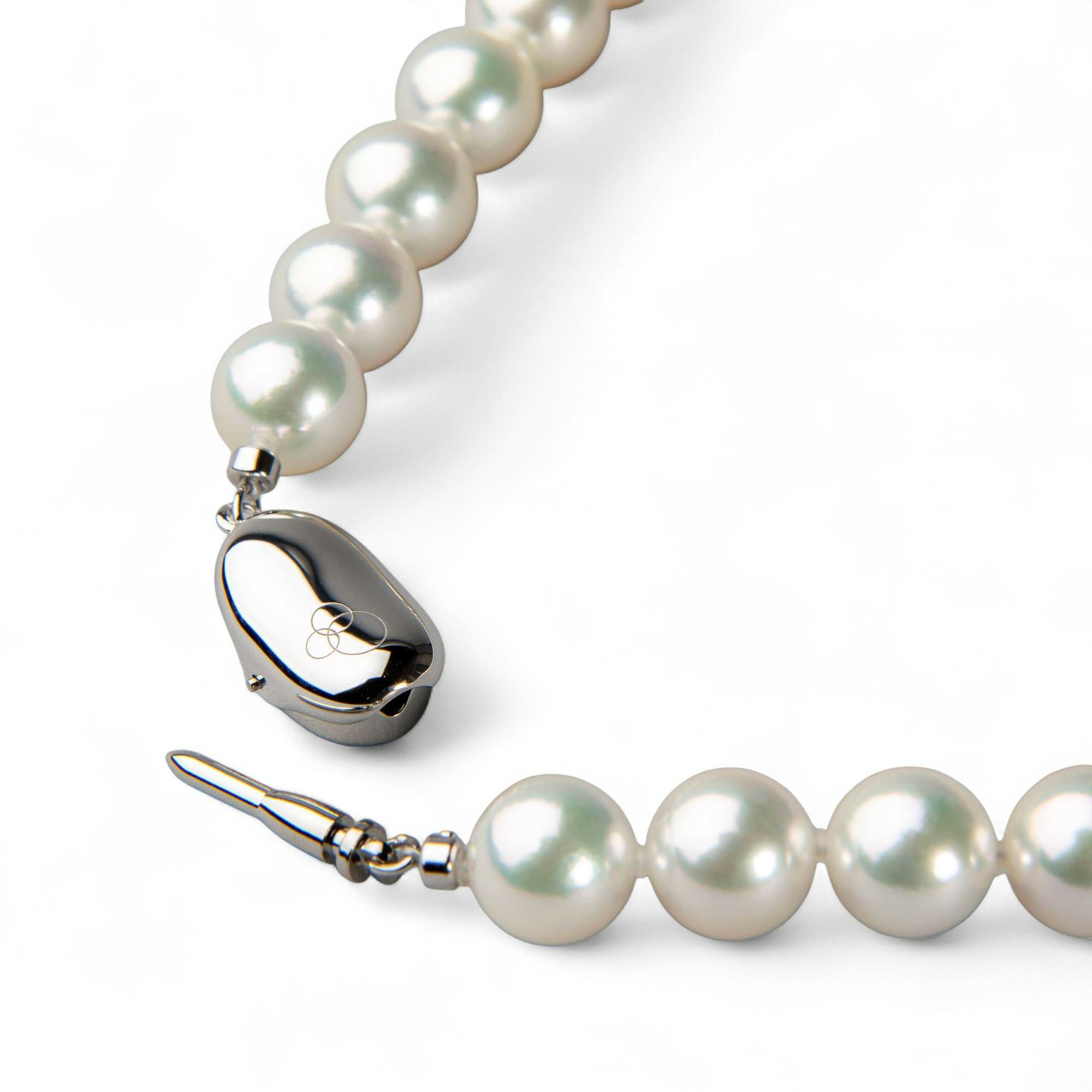 花珠真珠 無調色 ネックレス8.0-8.5mm | 花珠真珠ネックレス 花珠真珠 無調色 ネックレス8.0-8.5mm | 花珠真珠ネックレス