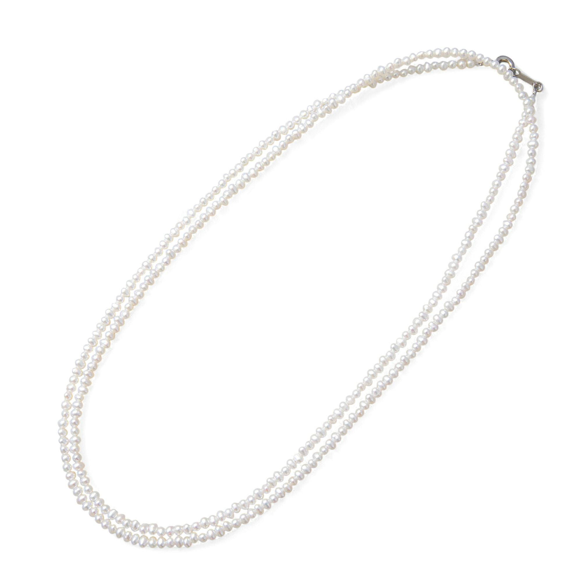 WEB限定】淡水真珠 ロングネックレス 2.5-3.2mm 80cm | 淡水真珠ネックレス