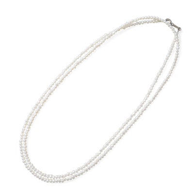 淡水真珠 ロングネックレス2.5-3.2mm　80cm
