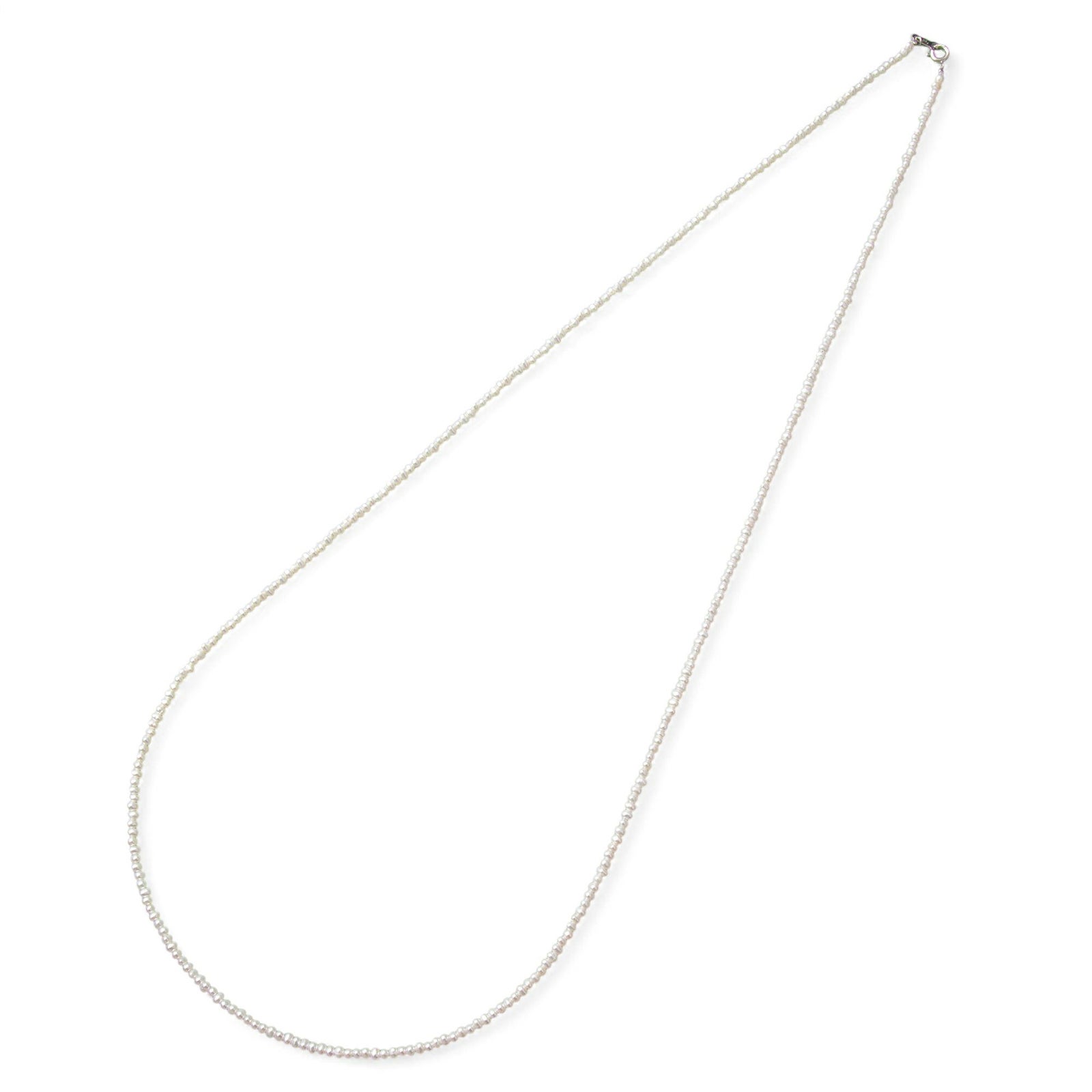 淡水真珠 ロングネックレス2.5-3.2mm　80cm