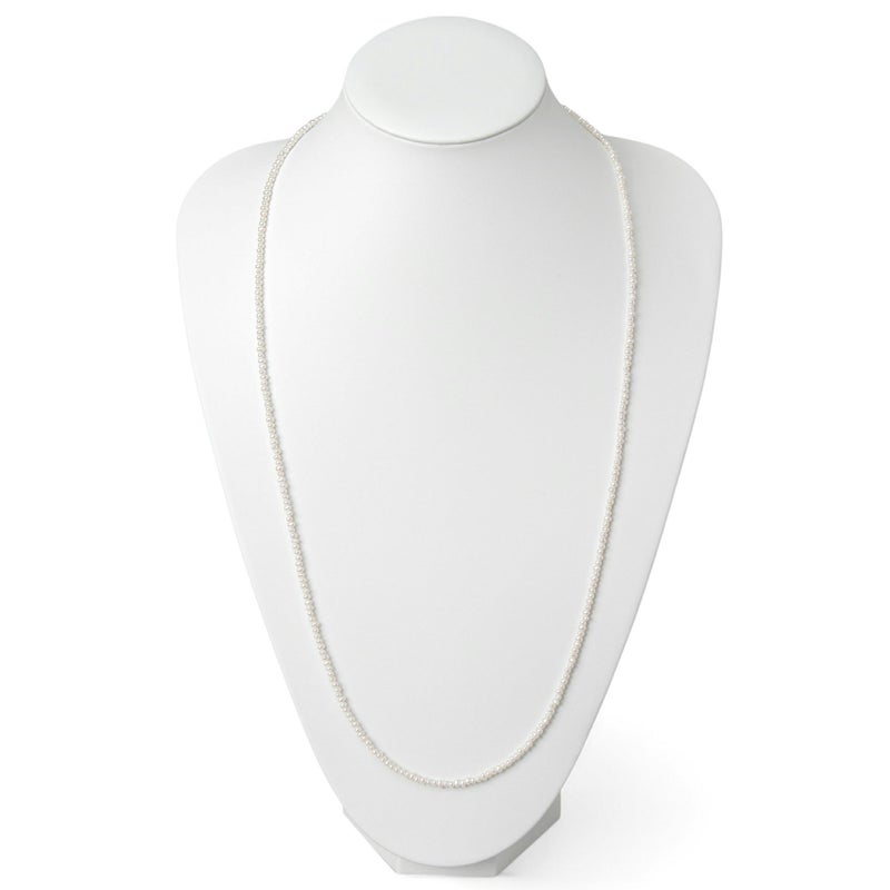 淡水真珠 ロングネックレス2.5-3.2mm　80cm