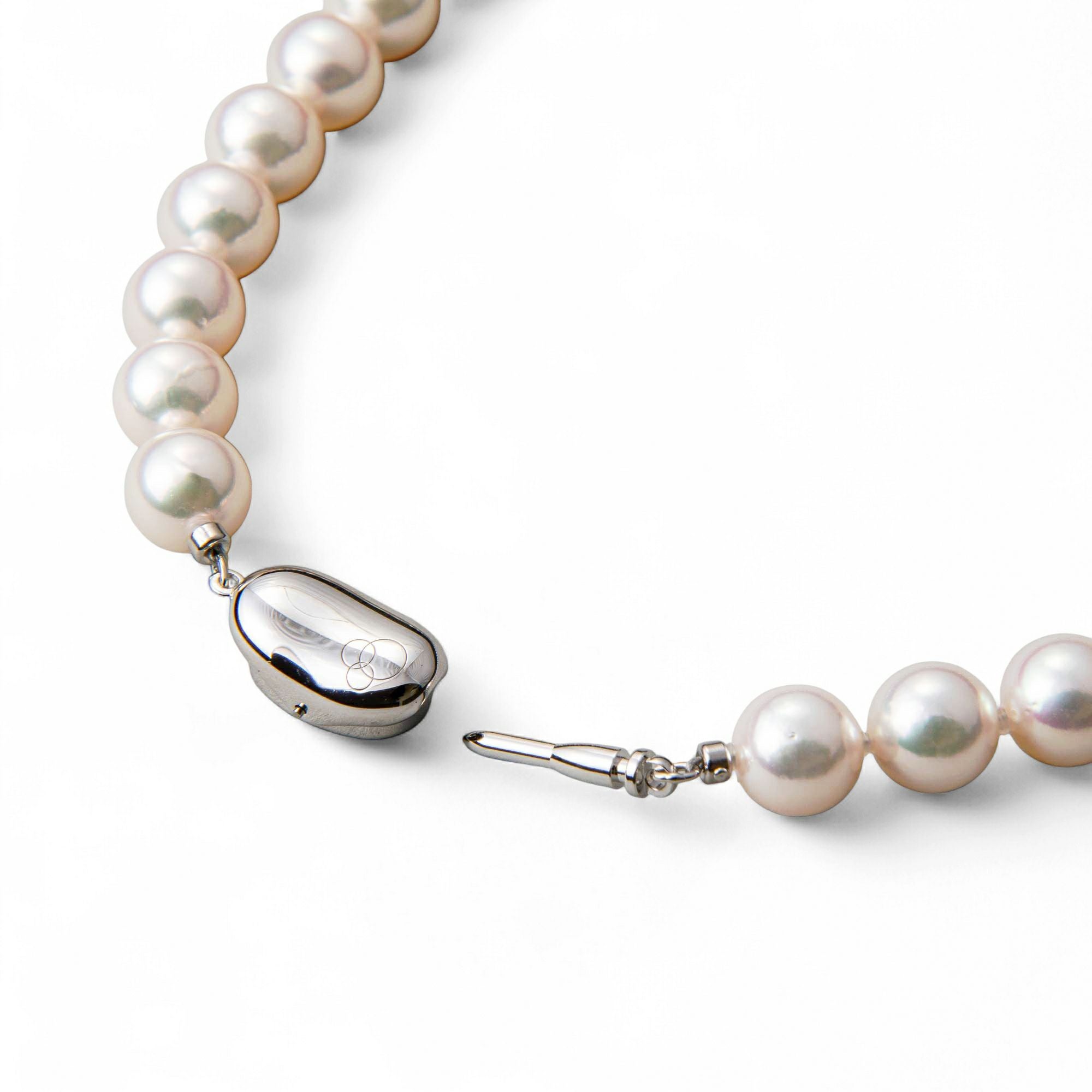 あこや真珠 ネックレス8.5-9.0mm -オーロラロゼ- | 8.0-9.0mm