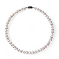 あこや真珠【オーロラロゼ】 鑑別書付 パールネックレス ホワイトピンク系 8.0-8.5mm AAB ラウンド [真珠科学研究所発行][n2]（真珠 ネックレス）（冠婚葬祭 フォーマル 入学式 卒業式 結婚式 成人式）