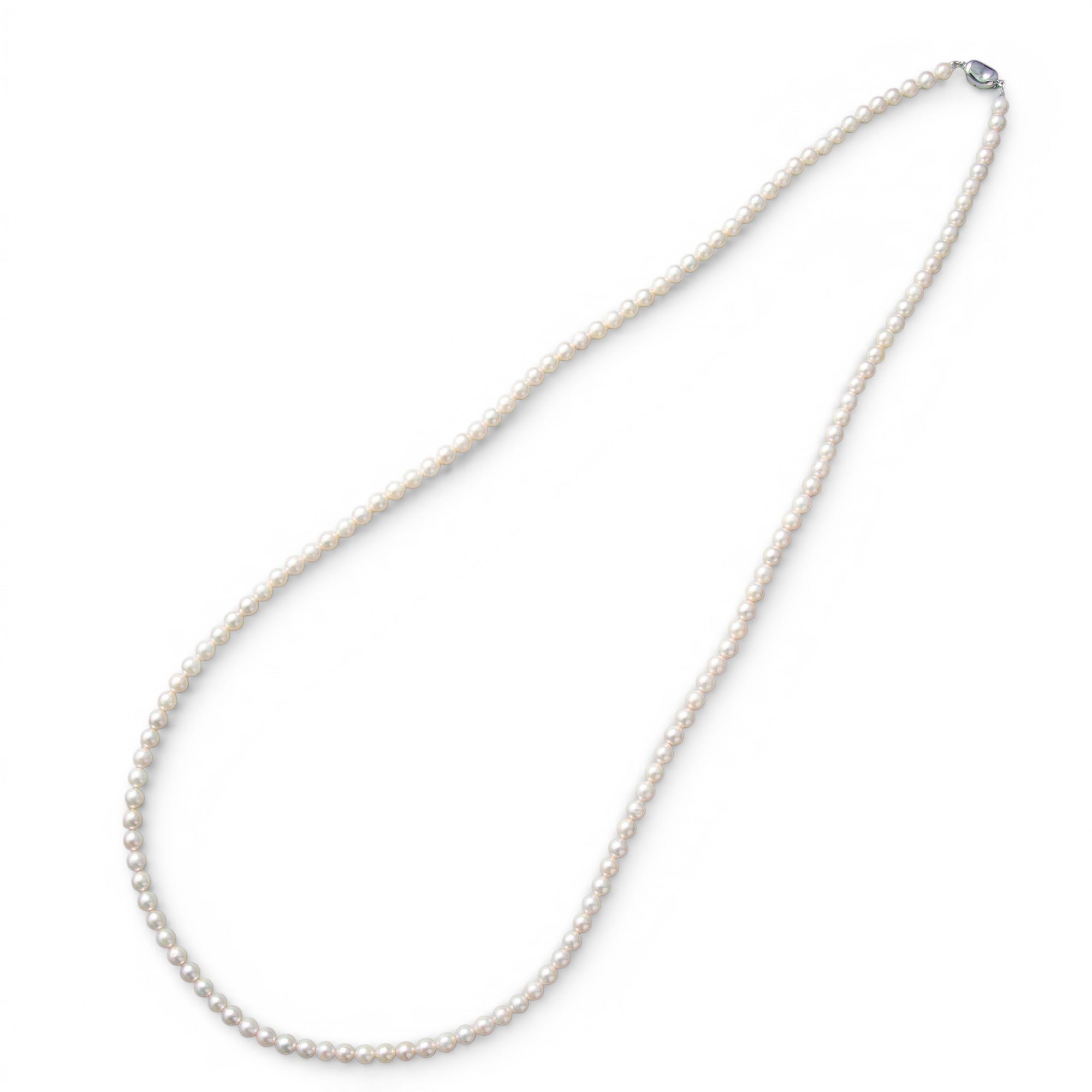 WEB限定】あこや真珠 ロングネックレス 5.5-6.0mm 80cm | ～7.0mm