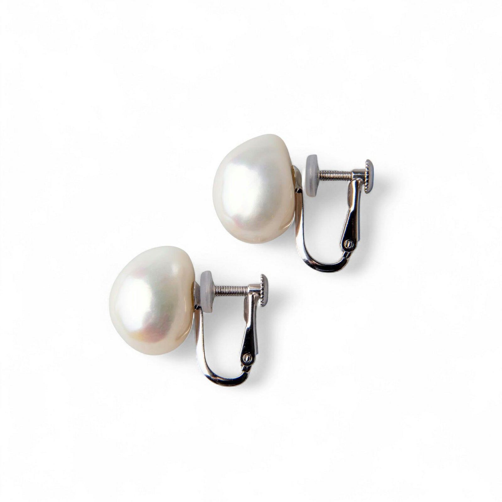 Unique+ 淡水バロック真珠 ピアス/イヤリング　11mmUP K18YG/SV925