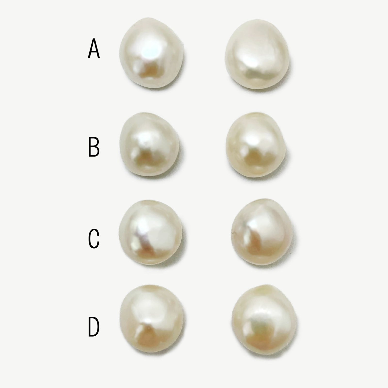 Unique+ 淡水バロック真珠 ピアス/イヤリング　11mmUP K18YG/SV925