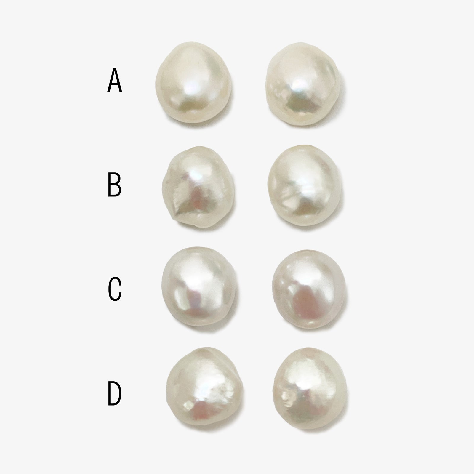 Unique+ 淡水バロック真珠 ピアス/イヤリング　11mmUP K18YG/SV925