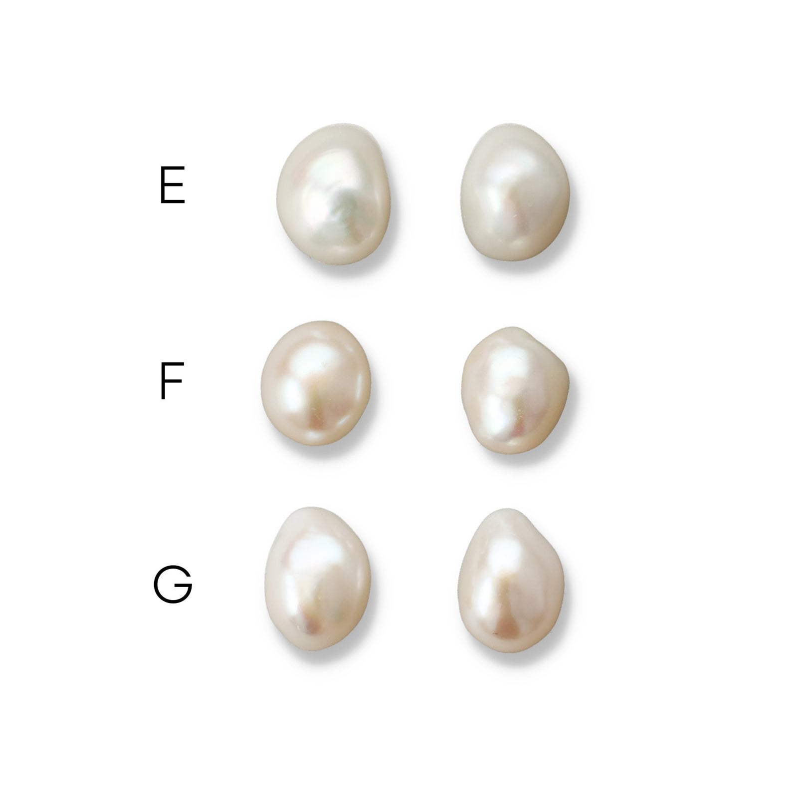 淡水真珠 大粒バロックパール 選べるパールピアス イヤリング ～unique(ユニーク)～ ホワイト系 12-13mm A～BC  K18（本真珠）[n2]（トレンド おしゃれ　カジュアル 大珠）