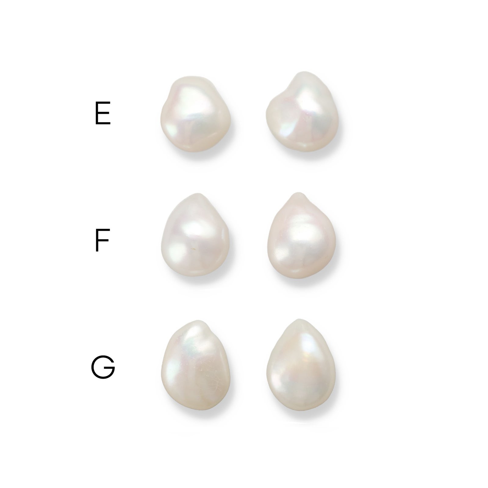 淡水真珠 大粒バロックパール 選べるパールピアス イヤリング ～unique(ユニーク)～ ホワイト系 12-13mm A～BC  K18（本真珠）[n2]（トレンド おしゃれ　カジュアル 大珠）
