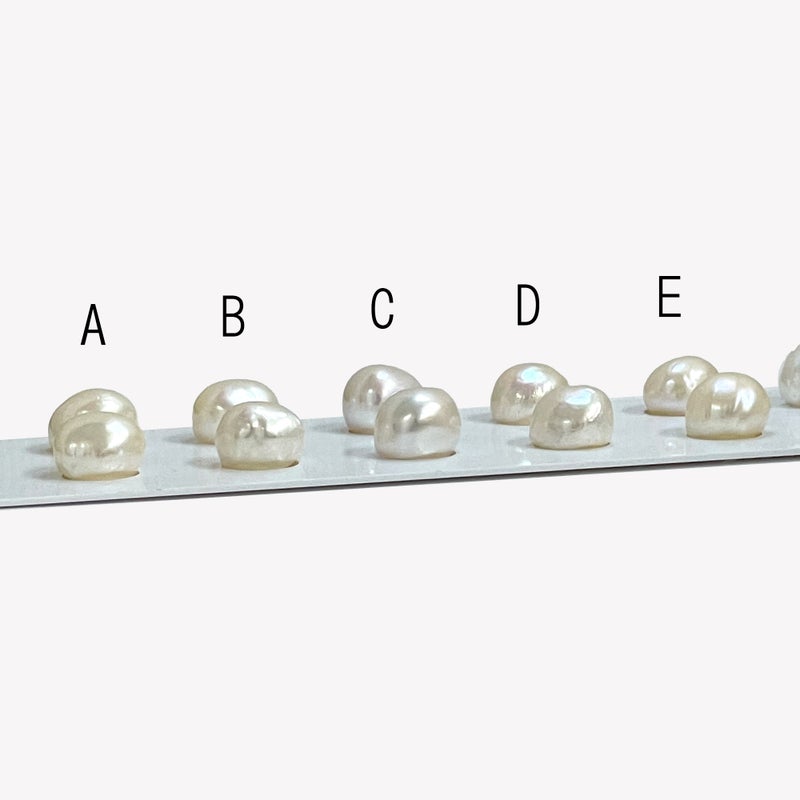 Unique+ 淡水バロック真珠 ピアス/イヤリング　11mmUP K18YG/SV925