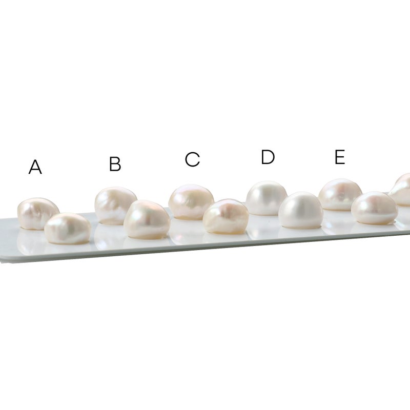 Unique+ 淡水バロック真珠 ピアス/イヤリング　11mmUP K18YG/SV925