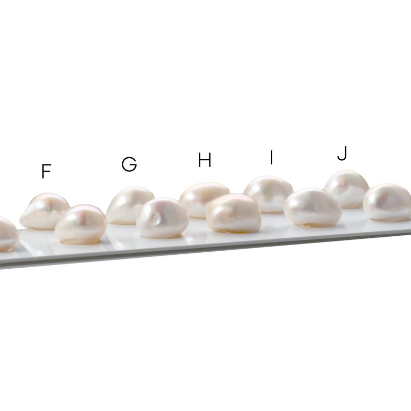 Unique+ 淡水バロック真珠 ピアス/イヤリング　11mmUP K18YG/SV925