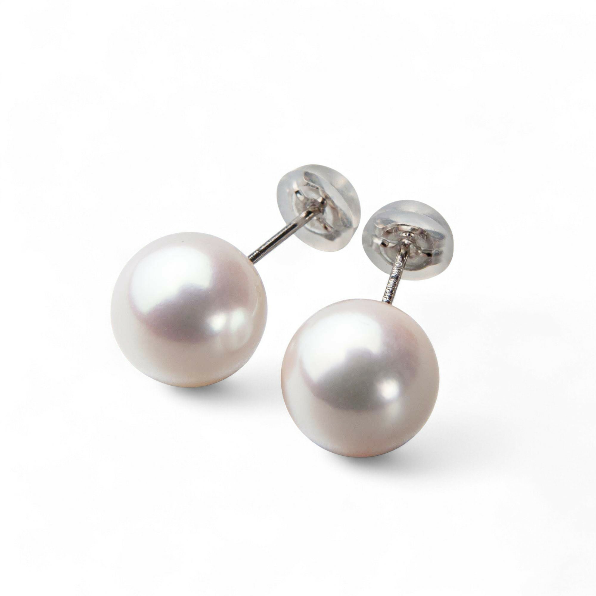 オーロラ天女 花珠真珠 ピアス9.0-9.5mm PT900 [WSP] | 花珠真珠ピアス