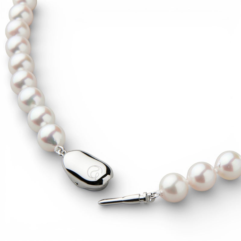 あこや真珠 ロングネックレス8.0-8.5mm　80cm