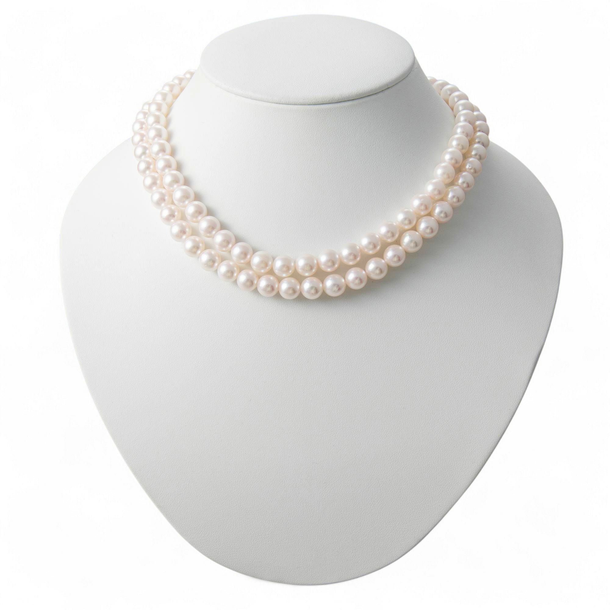 あこや真珠 ロングネックレス8.0-8.5mm 80cm | 8.0-9.0mm