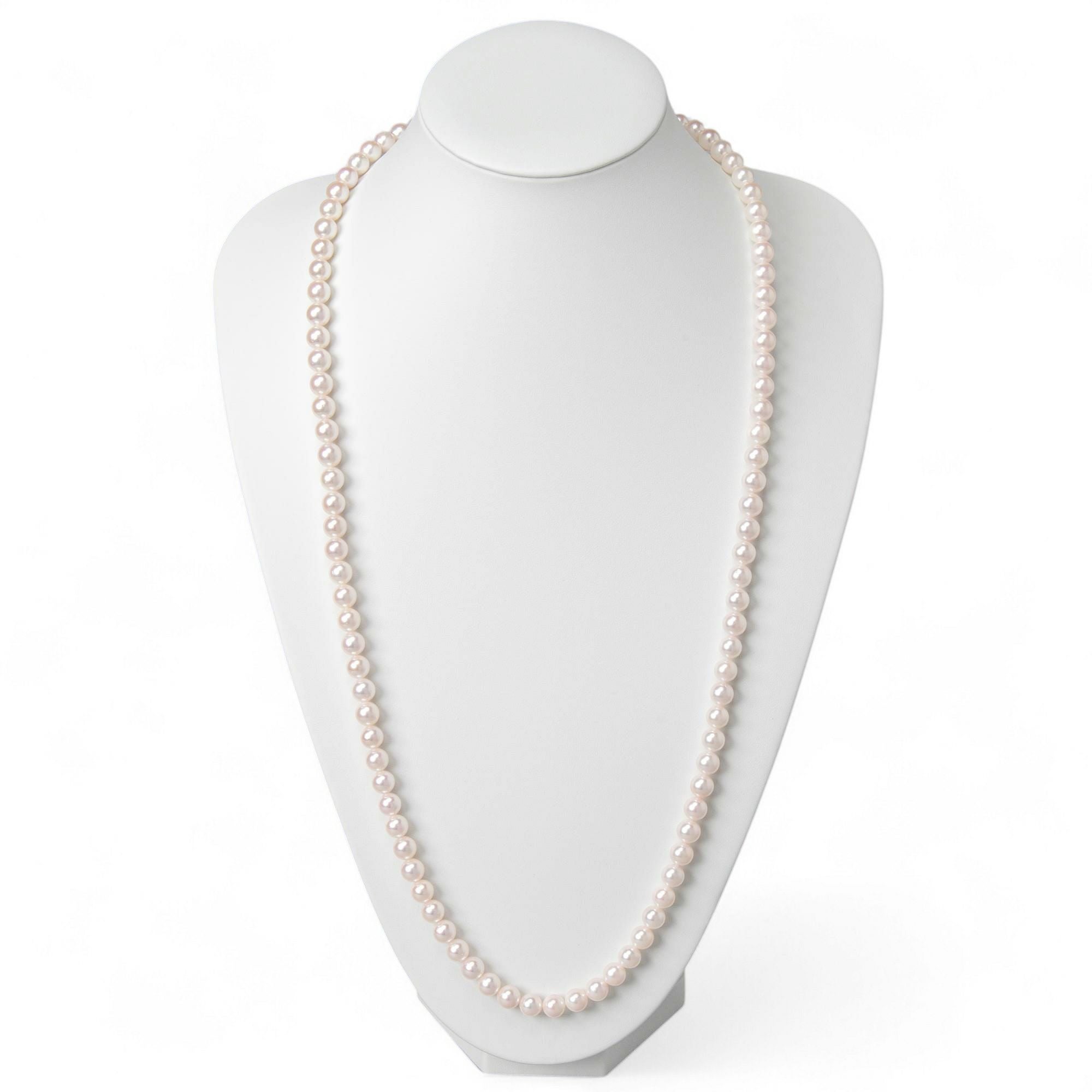 あこや真珠 ロングネックレス8.0-8.5mm 80cm | 8.0-9.0mm