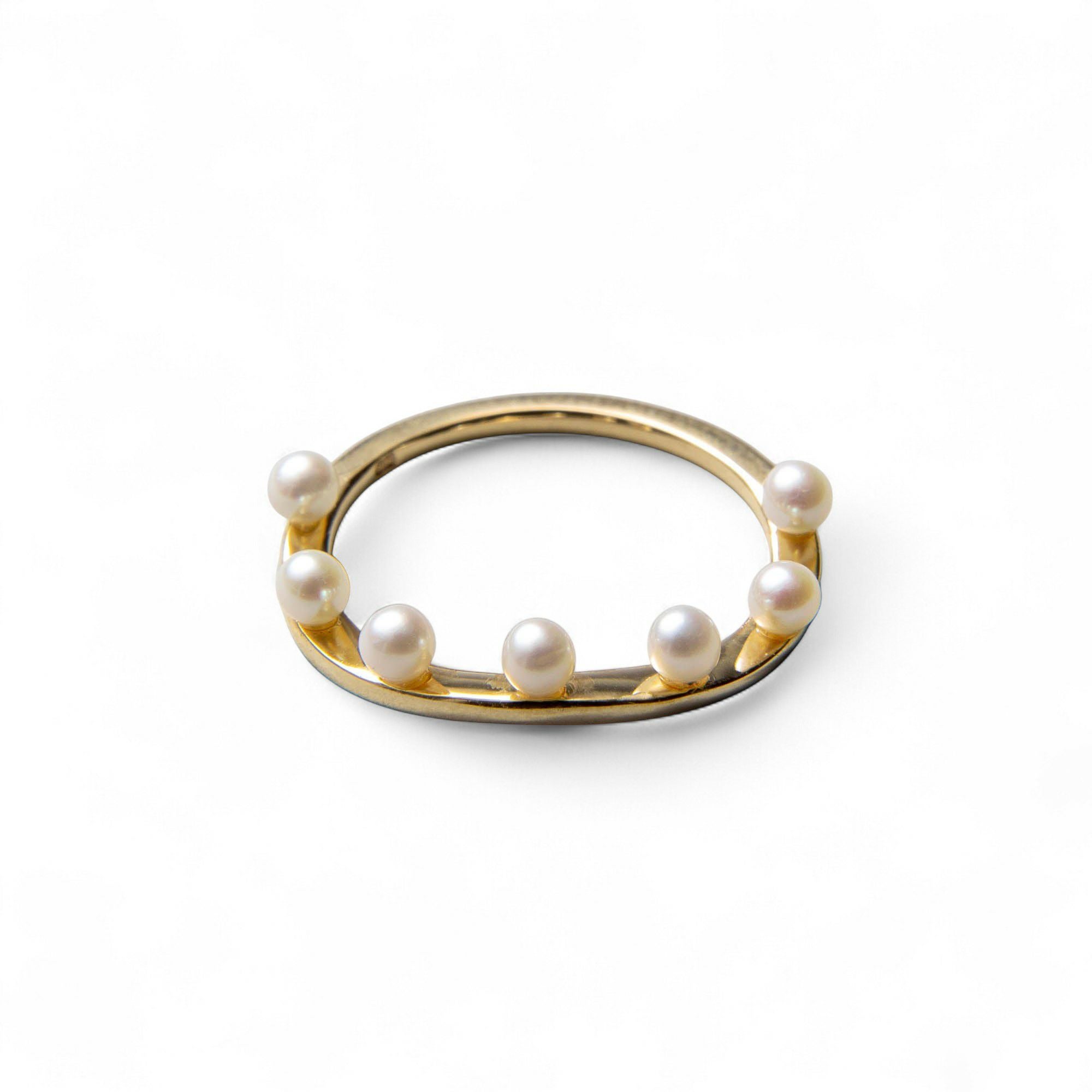 enSTYLE 淡水真珠 リング2.5-3.0mm K10YG | 淡水真珠リング