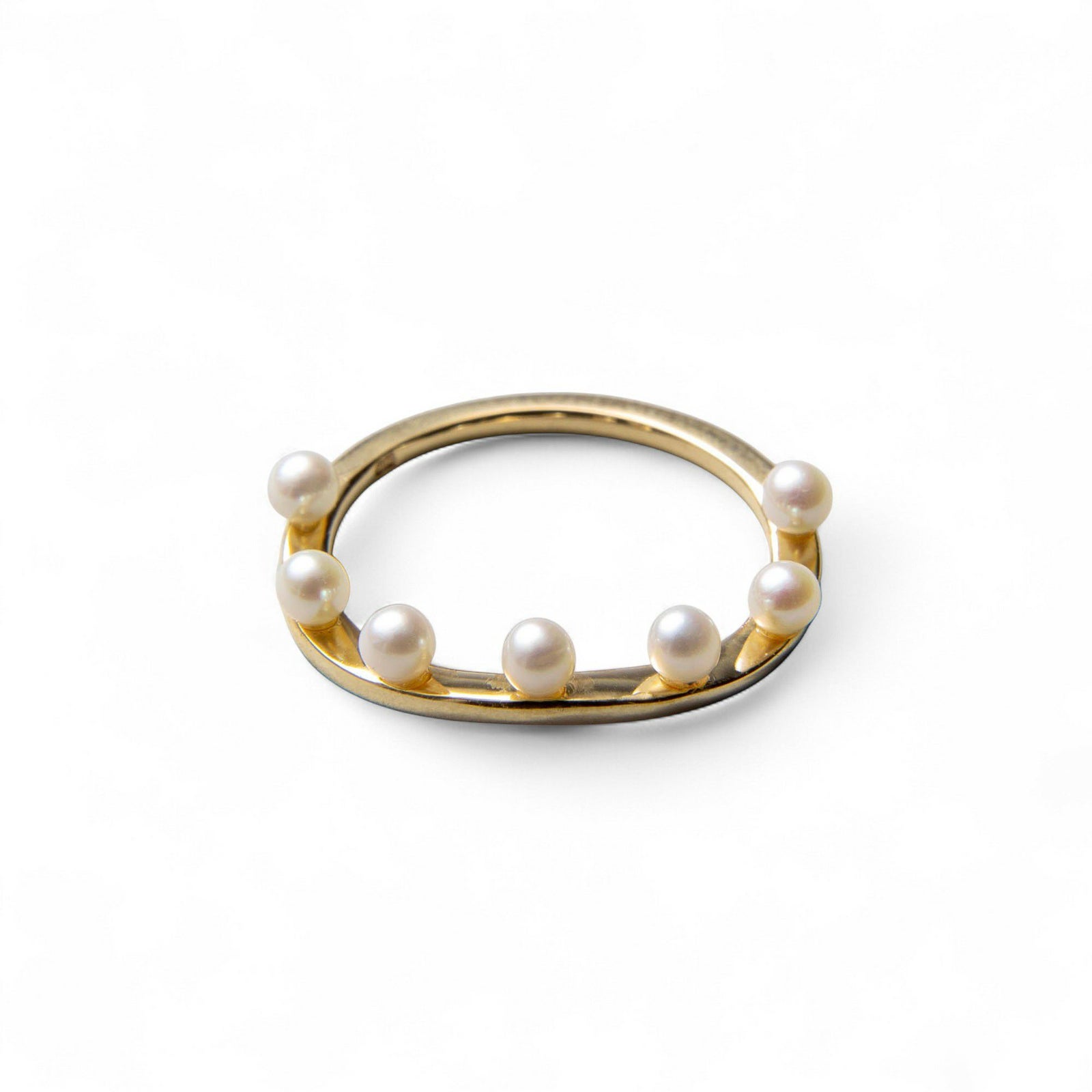 淡水真珠 ベビーパール リング K10 2.5-3.0mm 《enSTYLE》[n4](淡水パール 重ね付け ギフト プレゼント レディース ゴールド 大人カジュアル)