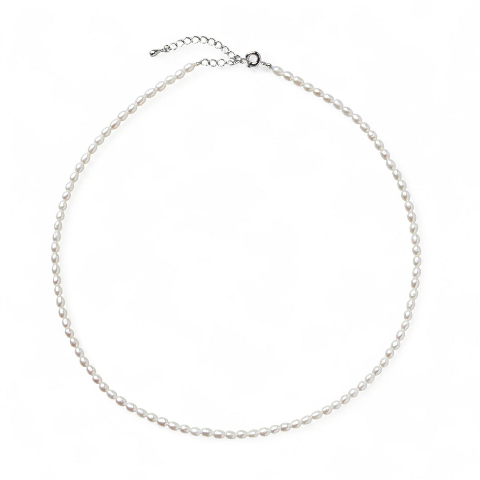 淡水ベビーネックレス　ライス　3.0-3.5mm