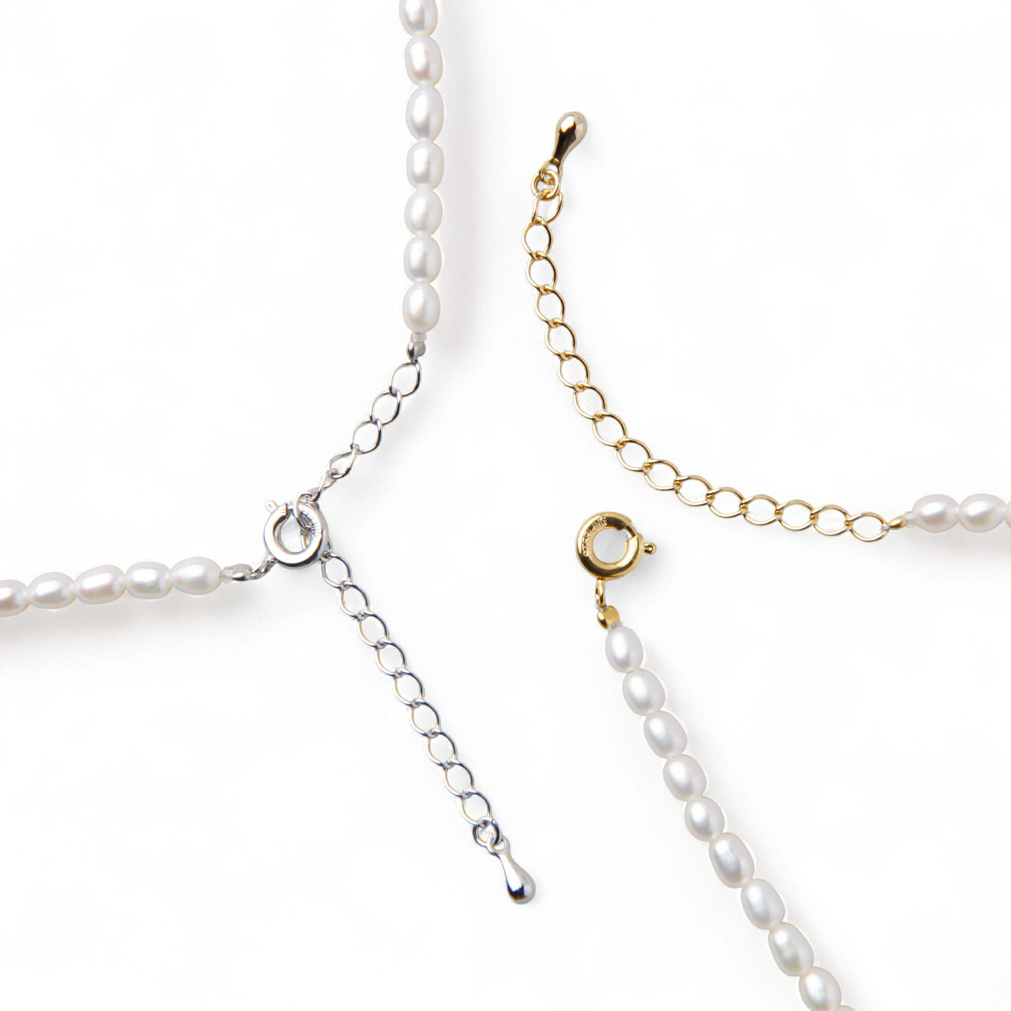 WEB限定】淡水真珠 ネックレス 3.5-4.0mm ライス | 淡水真珠ネックレス