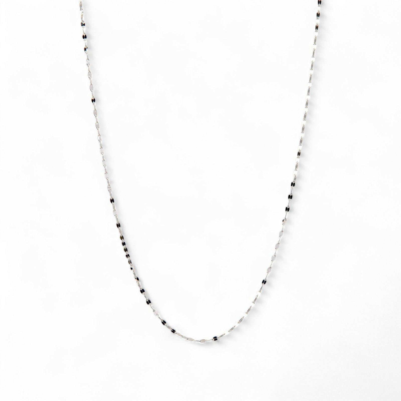 ペタルチェーン ネックレス 45cm K10WG/K10YG/K10PG ゴールド（アジャスター環付/40cmに調整可） [n3]（トレンド チョーカー 重ねづけ おしゃれ インスタ映え）