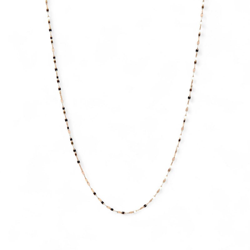 ペタルチェーン ネックレス 45cm K10WG/K10YG/K10PG ゴールド（アジャスター環付/40cmに調整可） [n3]（トレンド チョーカー 重ねづけ おしゃれ インスタ映え）