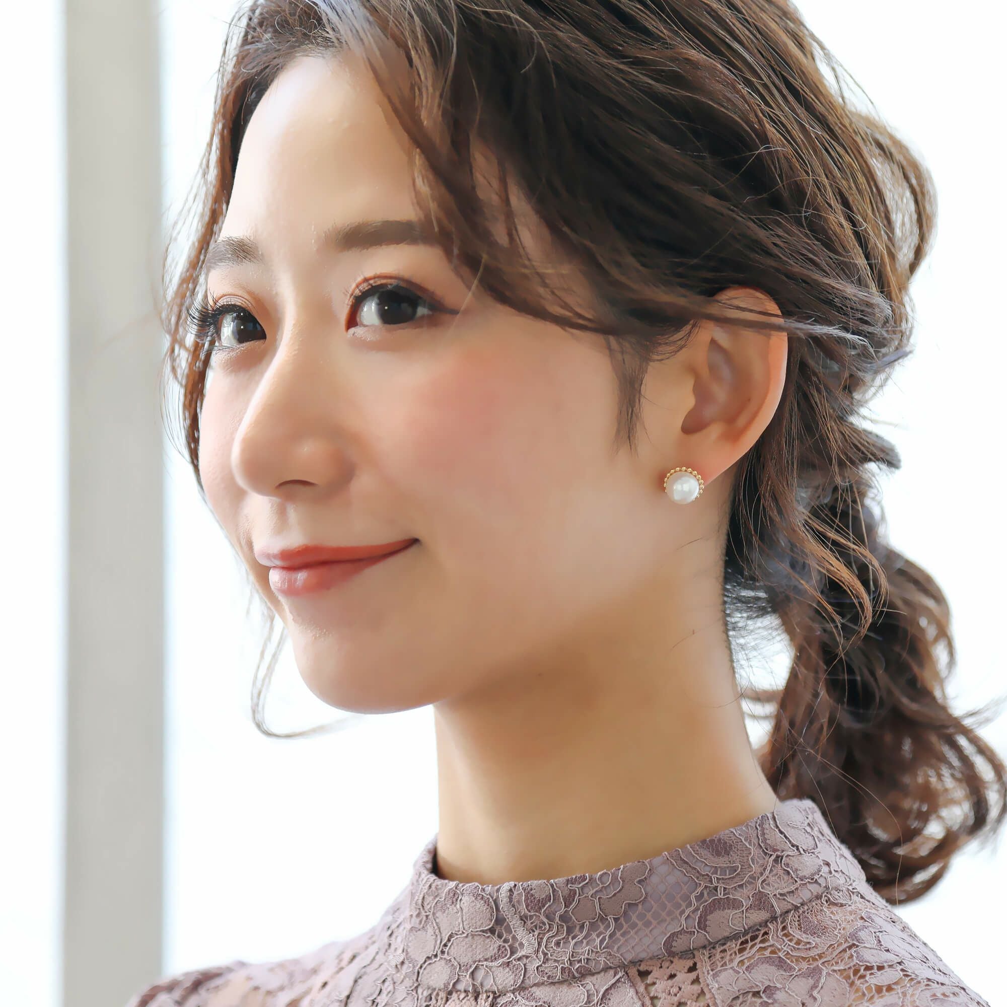 LUXE あこや真珠 ピアス9.0-9.5mm K18WG/K18YG | あこや真珠ピアス